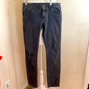 Banana Republic gray distressed jeans 27